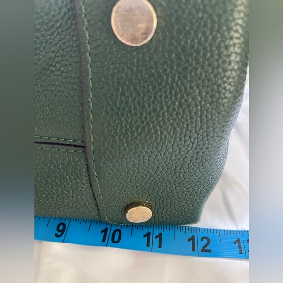 Michael Kors Forest Green Pebbled Leather Handbag - Picture 9 of 13